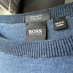 Hugo Boss Mens Wool Silk Sweater